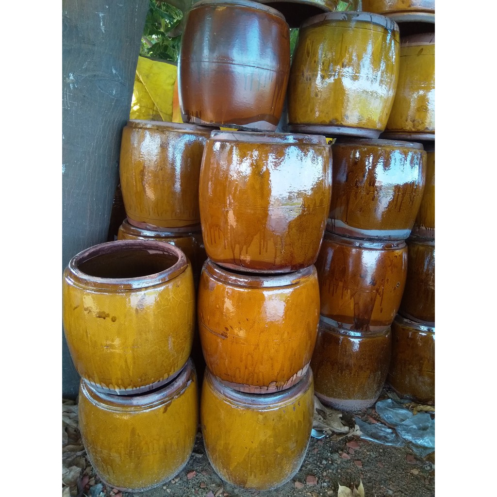 hũ gạo, lu khạp chứa gạo