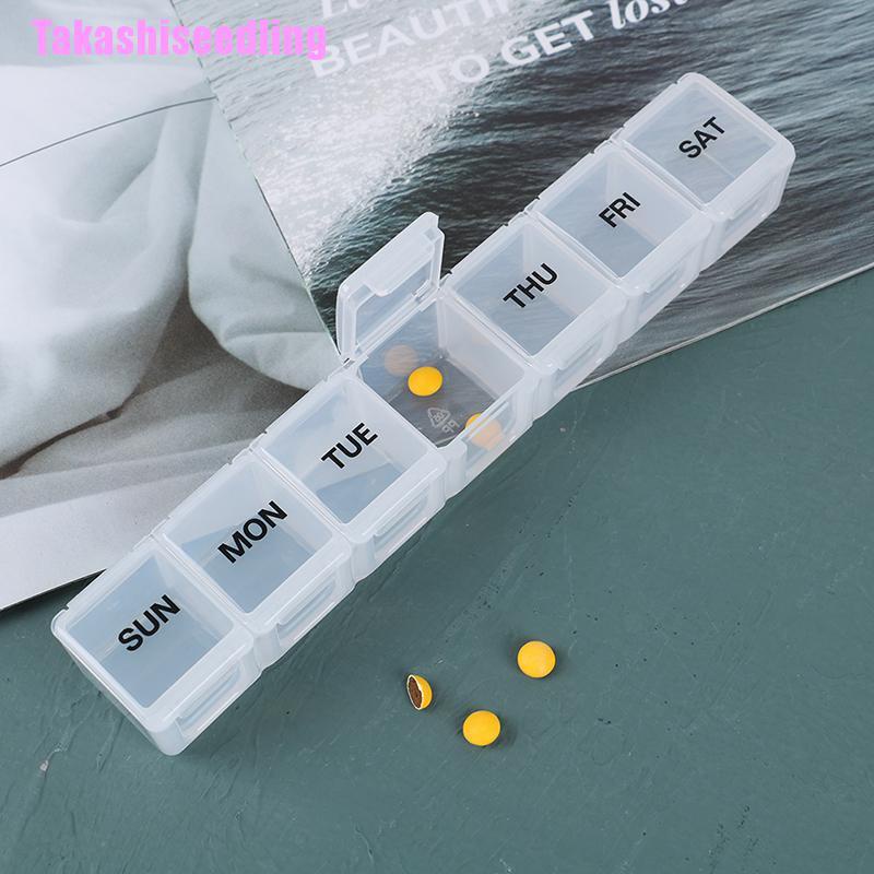 [Hàng mới về] Hộp đựng thuốc chia 7 ngăn tiện lợi