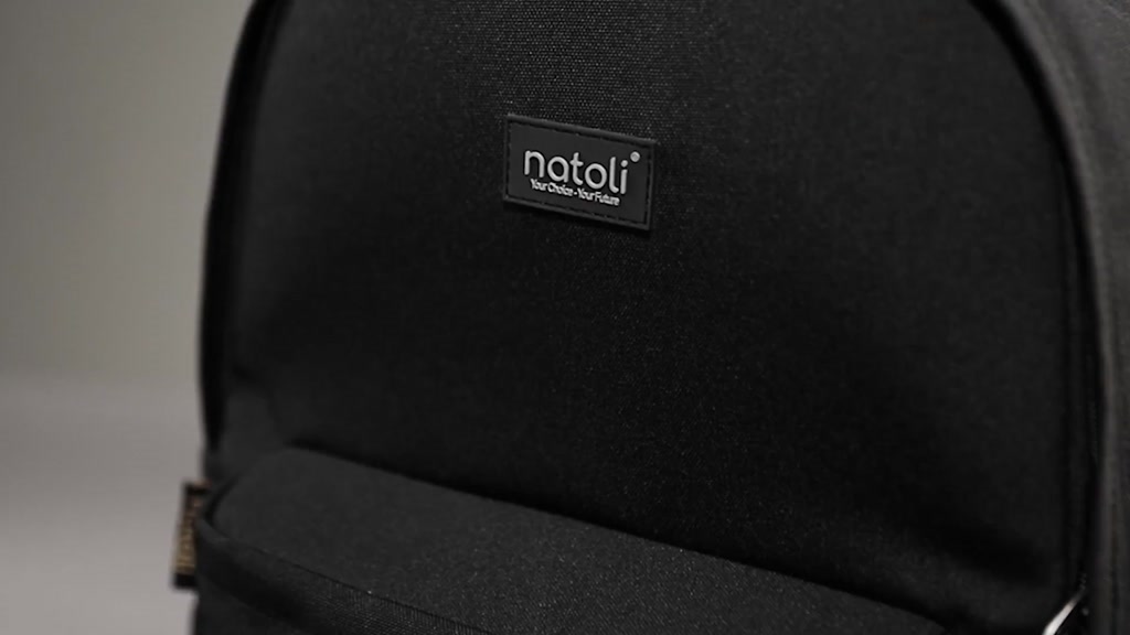 Balo đi học nam nữ thương hiệu NATOLI nhiều ngăn chống nước tốt - Basic Backpack B2 | BigBuy360 - bigbuy360.vn