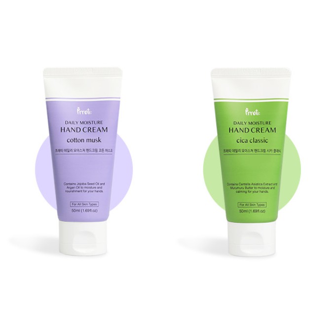 Kem Dưỡng Da Tay Prreti Daily Moisture Hand Cream 50ml