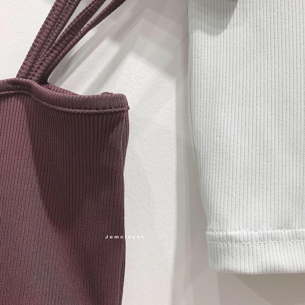 Áo 2 Dây Croptop Dáng Ống JEM CLOSET Áo Croptop Nữ OR Chất Vải Thun Co Giãn Thỏa Mái Ôm Sát Body Lên Dáng Cực Xinh 1474