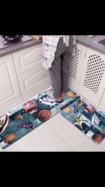 Thảm bếp bộ 2 tấm dài 1m2(40×60 và 40×120cm)