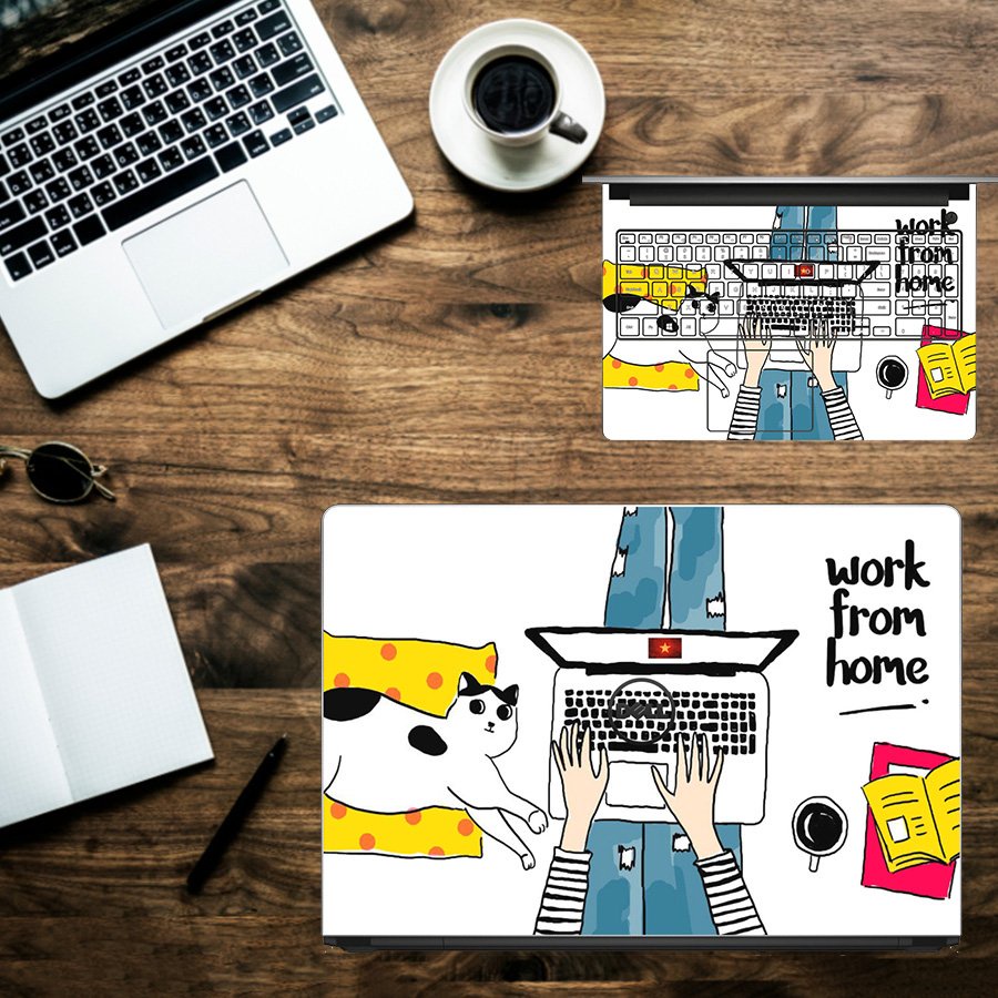 [MÈO CUTE 2] Skin dán Laptop in hình Mèo cute. Đủ các dòng máy: Asus. Acer, Dell, HP,... In hình theo yêu cầu