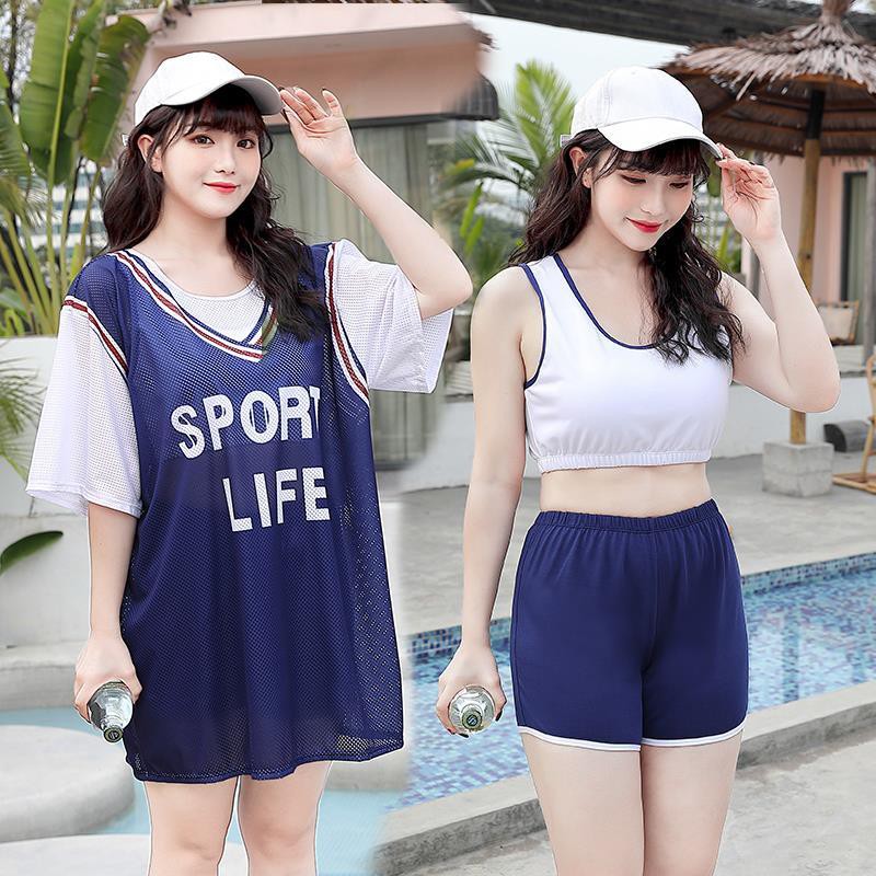 Bộ Đồ Bơi Plus Size 100kg Dành Cho Nữ