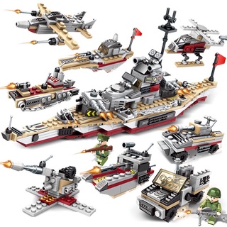  mô hình lắp ráp lego 3d tàu chiến 500 chi tiết dành cho bé 