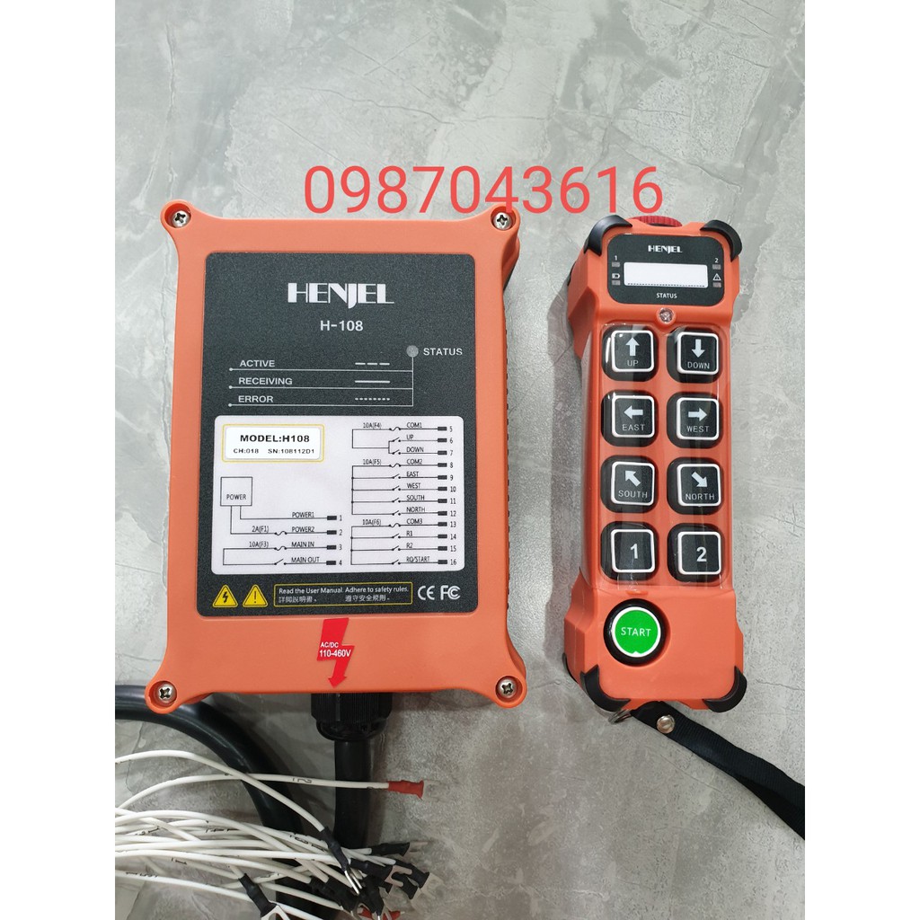 Điều khiển cẩu trục Henjel H108