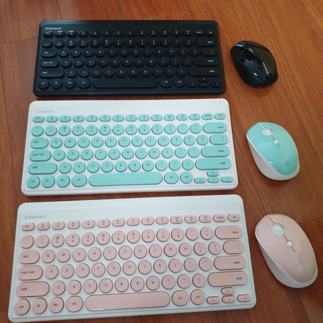 (HÀNG CHÍNH HÃNG)COMBO Phím Chuột Không Dây SIMETECH SM9000 MINI- SMART TIVI