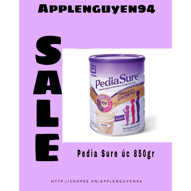 Sữa Pedia Sure úc lon 850gr