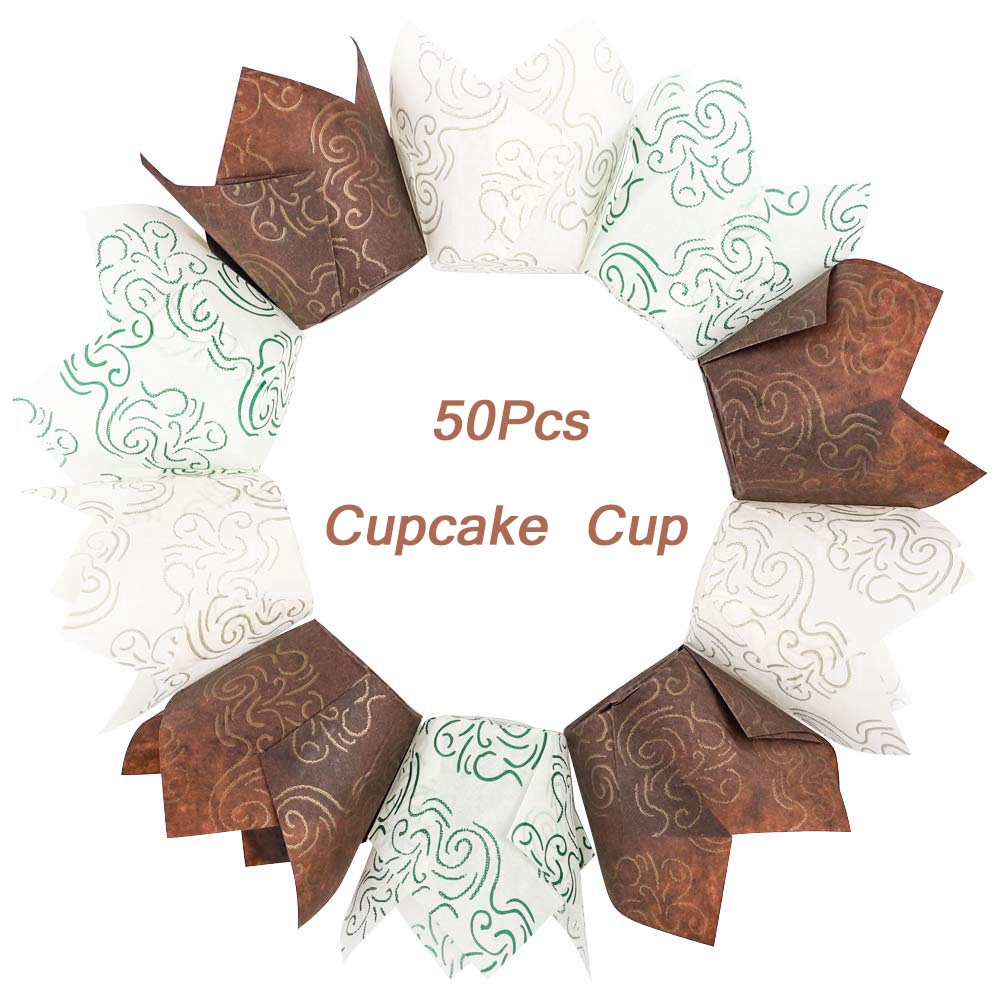 INSTORE Tulip Kitchen Cake Mold Cupcake Muffin Baking Cup