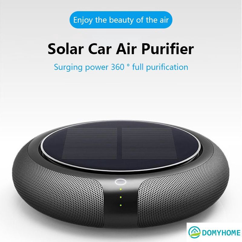 Solar car air purifier USB car with formaldehyde removal aromatherapy fresh air device domy