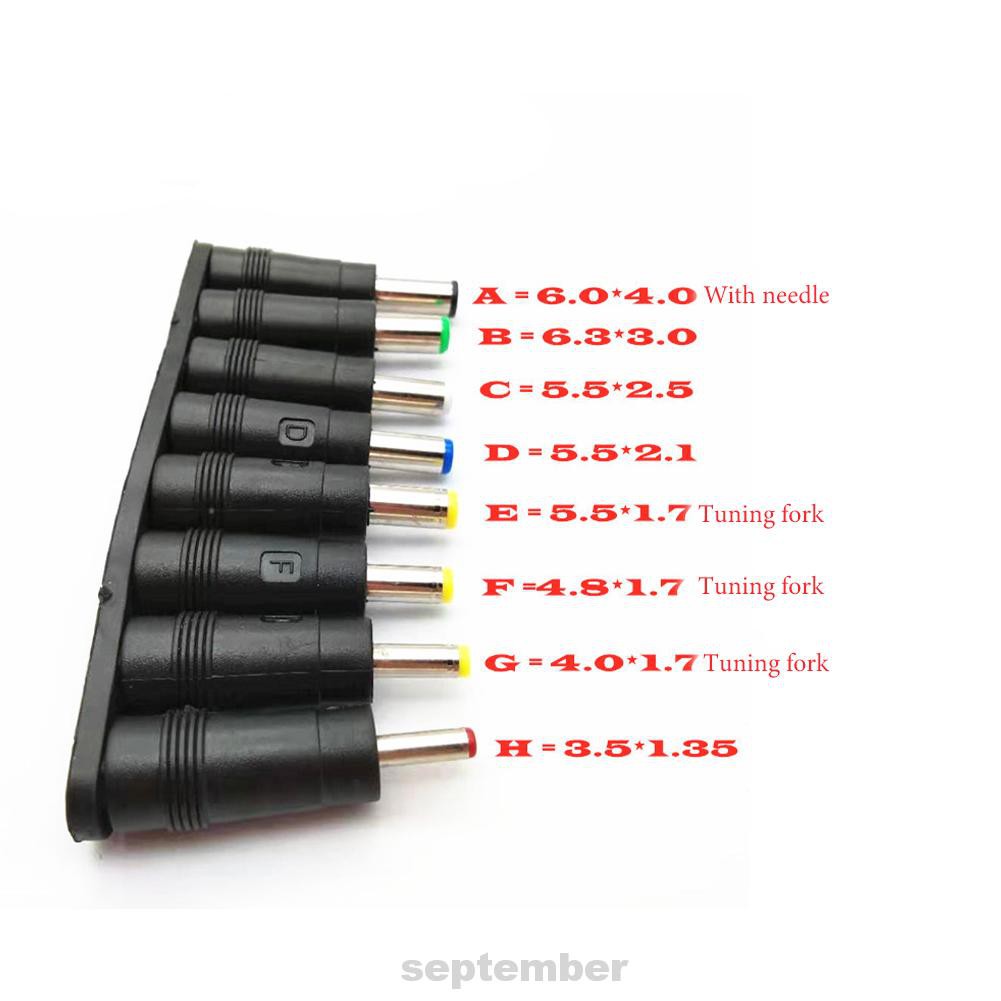 DC Set 8 Ổ Cắm Sạc 2 Chấu Cho Laptop