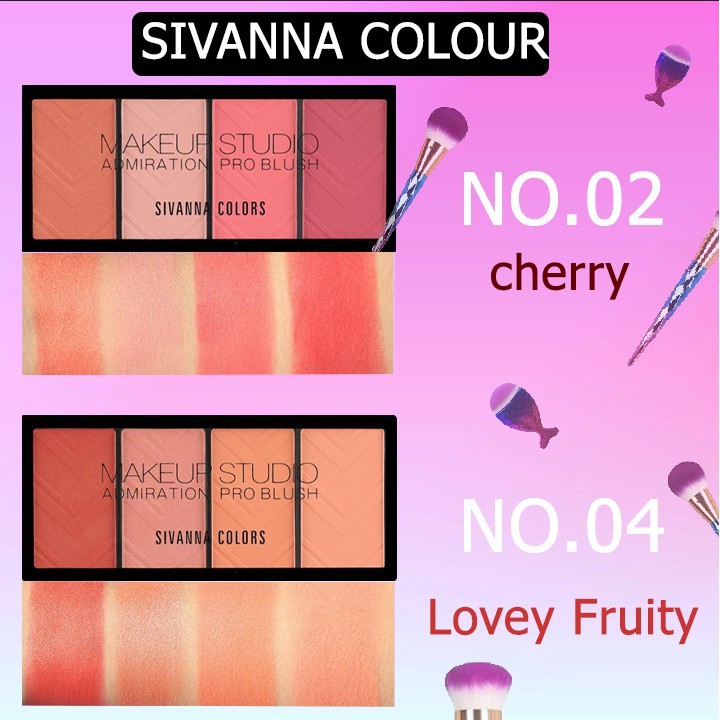 Bảng Má Hồng Sivanna Colors Admiration Pro Blush HF5022