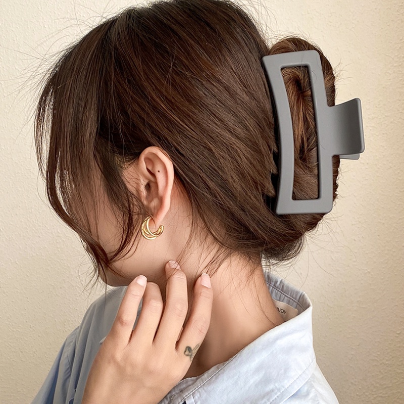 Kẹp Tóc Cỡ Lớn 13cm Bằng Acrylic Thời Trang Hàn Quốc Cho Nữ
