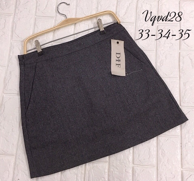 💖Váy quần xám đậm 2 túi xéo Bigsize | BigBuy360 - bigbuy360.vn