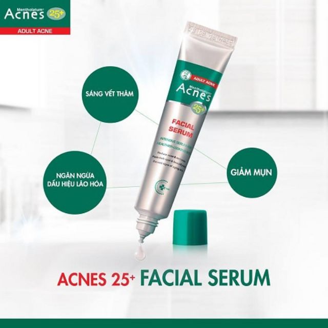 Tinh chất chuyên biệt cho da mụn Acnes 25+ Facial Serum 20ml