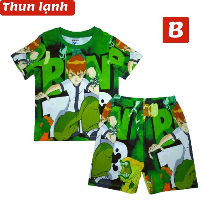 Set đồ đồ bộ bé trai từ 10-55kg - Vải thun lạnh - Tomchuakids