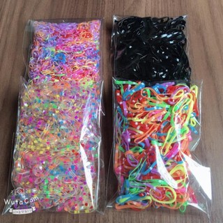 Túi 50gr 900-1000 sợi thun buộc tóc cho bé hàng đẹp