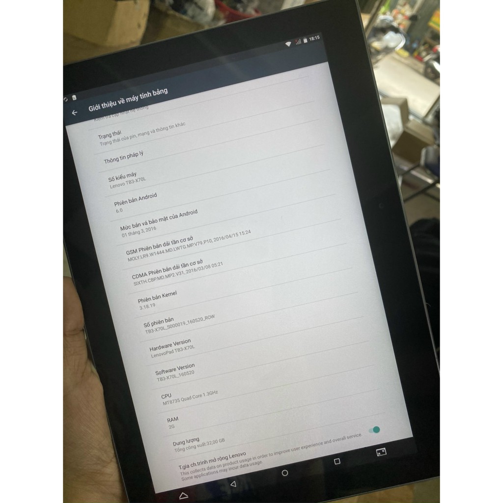 MÁY TÍNH BẢNG LENOVO TAB 3 TB3-X70L MỚI 99% | BigBuy360 - bigbuy360.vn
