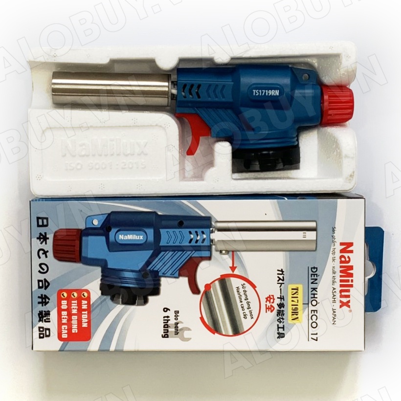 Đèn khò gas NAMILUX TS1719RN - [ HỎA TỐC ] - Đèn khè ga ECO 20 Công suất cao 1.4 kW - Hàng Chính Hãng