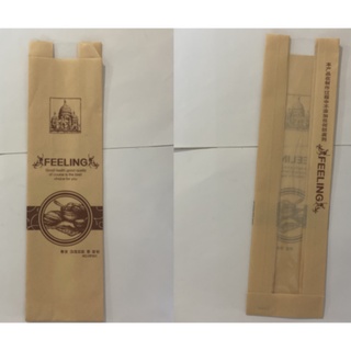  50 cái túi bánh mì cửa sổ-hình đậu đỏ   9 x 6 x 33 cm  