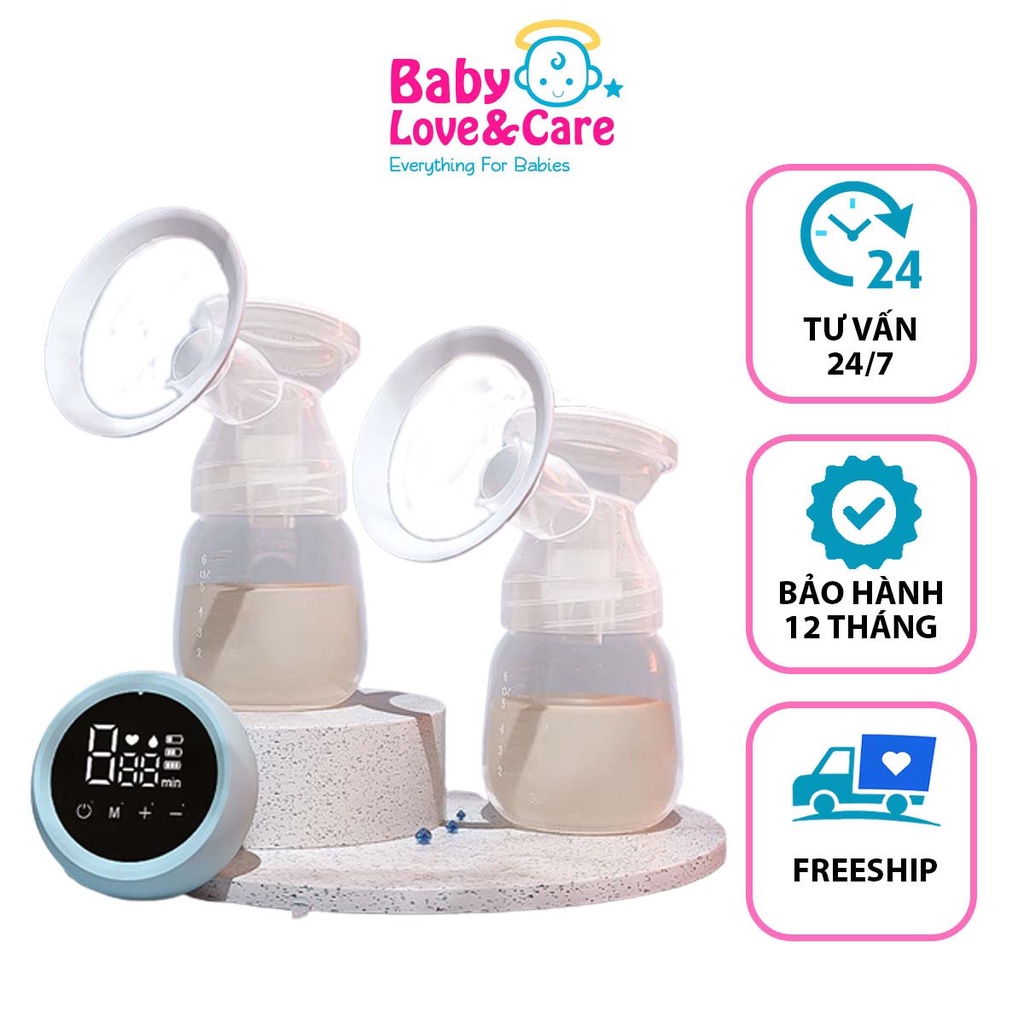 Máy Hút Sữa Điện Đôi Thông Minh Miss Baby Máy Vắt Sữa Không Dây Rảnh Tay Dùng Kết Hợp Áo Hút Sữa Tiện Lợi Cao Cấp