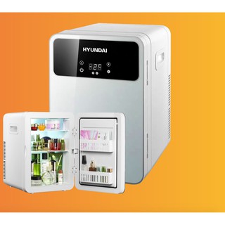 🍀TỦ LẠNH MINI HUYNDAI 20L -2 chế độ nóng lạnh- Bảo quản thức ăn mỹ phẩm🍀