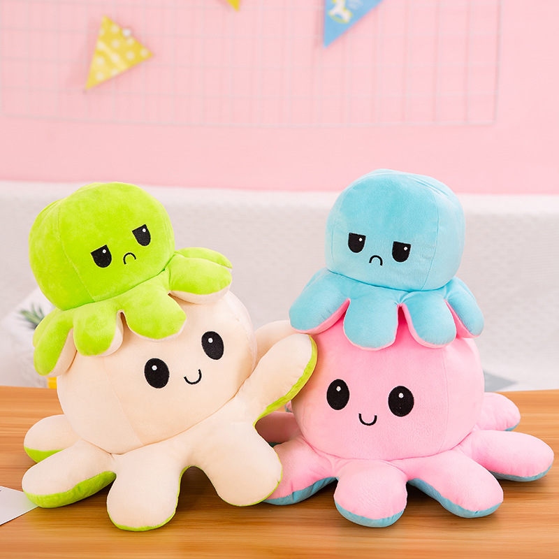 Bạch tuộc nhồi bông 2 mặt kích thước 20cm
