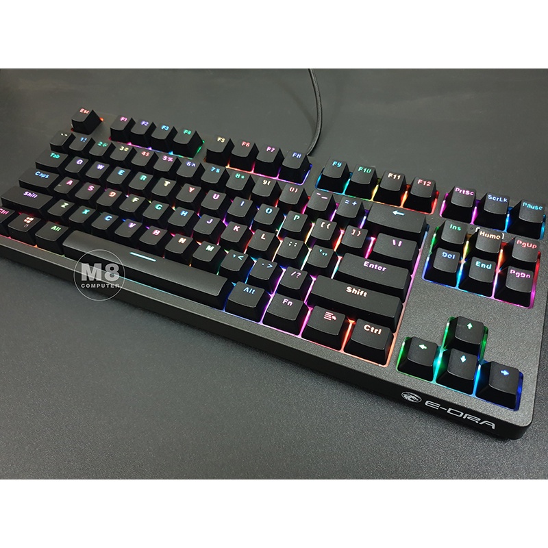 Bàn phím cơ E-DRA EK387 RGB chính hãng