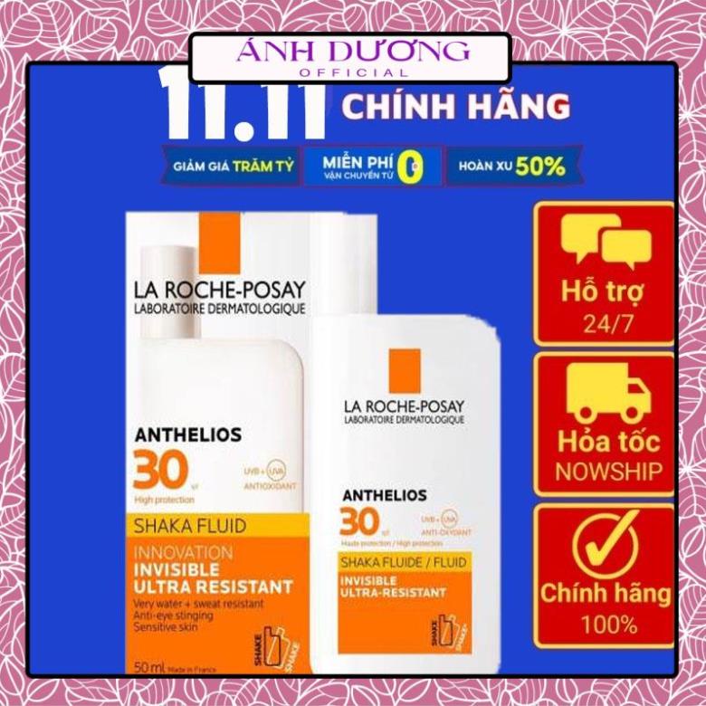 Kem chống nắng LA ROCHE POSAY Anthelios Shaka Fluid SPF 50+ cho da nhạy cảm chính hãng - Fidi Beauty