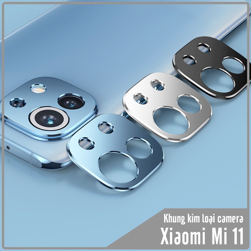 Khung kim loại bảo vệ camera cho XIaomi Mi 11