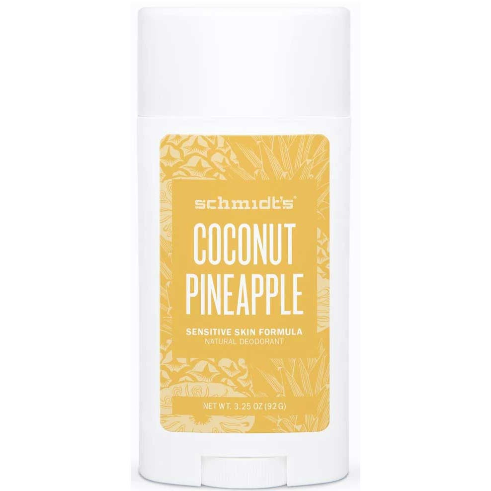 Lăn sáp khử mùi tự nhiên organic cho da nhạy cảm Schmidt's Coconut & Pineapple - Chính Hãng US Mỹ