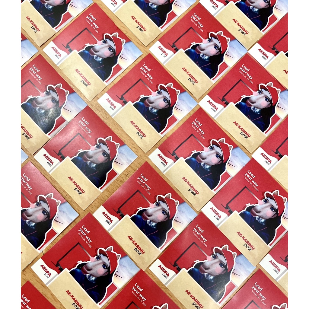 AESPOST aespa sticker niêm phong