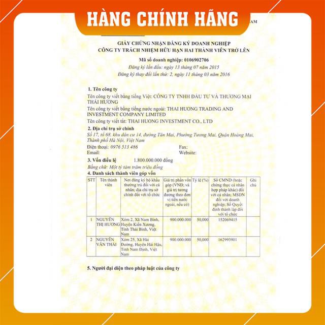 Mặt nạ sâm colagen Linh Hương xuất xứ công ty TNHH đầu tư thương mại Thái Hương | BigBuy360 - bigbuy360.vn