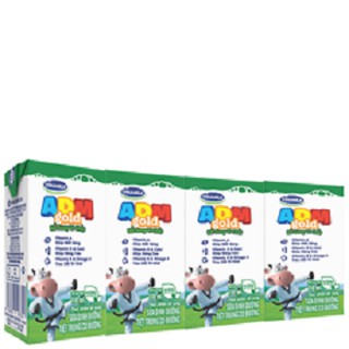 THÙNG SỮA TƯƠI VINAMILK ADM GOLD CÓ ĐƯỜNG 110ML