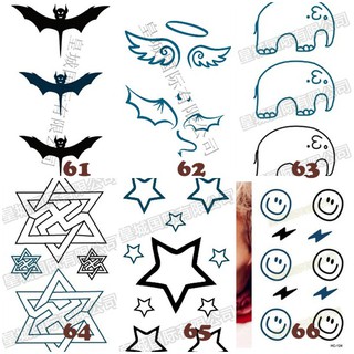 Combo 100 tấm tattoo sticker nhỏ