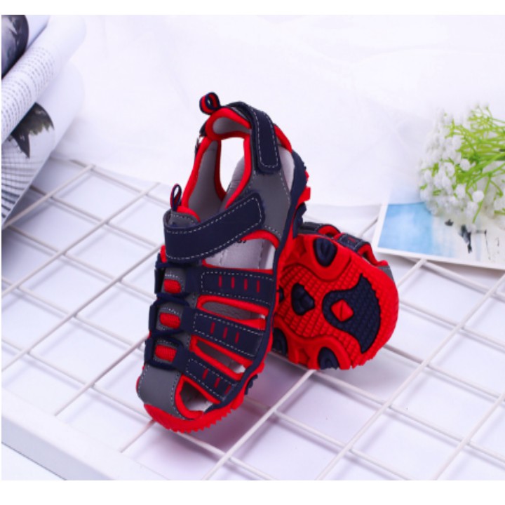 💛️FREESHIP🚛 Dép sandal rọ cho bé nam đi học Long TLG 20862 size 26-36
