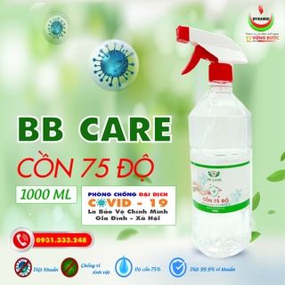 💎BB CARE CỒN 75 ĐỘ 💎 DIỆT 99,9% VI KHUẨN