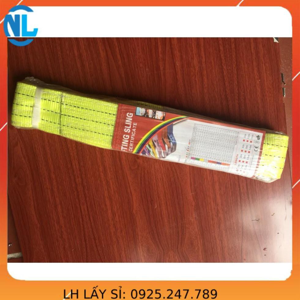 Bộ 2 dây cẩu,dây cáp cẩu 3 tấn x 6m dây cẩu hàng, dây cẩu vải, dây cẩu hàng cao cấp cáp thép giá sỉ NAM LONG CHÂU