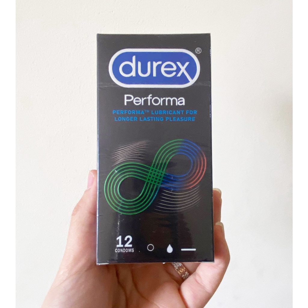 Sỉ  - 1 cái- Bao cao su Durex Performa chống xuất tinh sớm kéo dài thời gian yêu cực khoái chính hãng - Hanayuki (1 cái)
