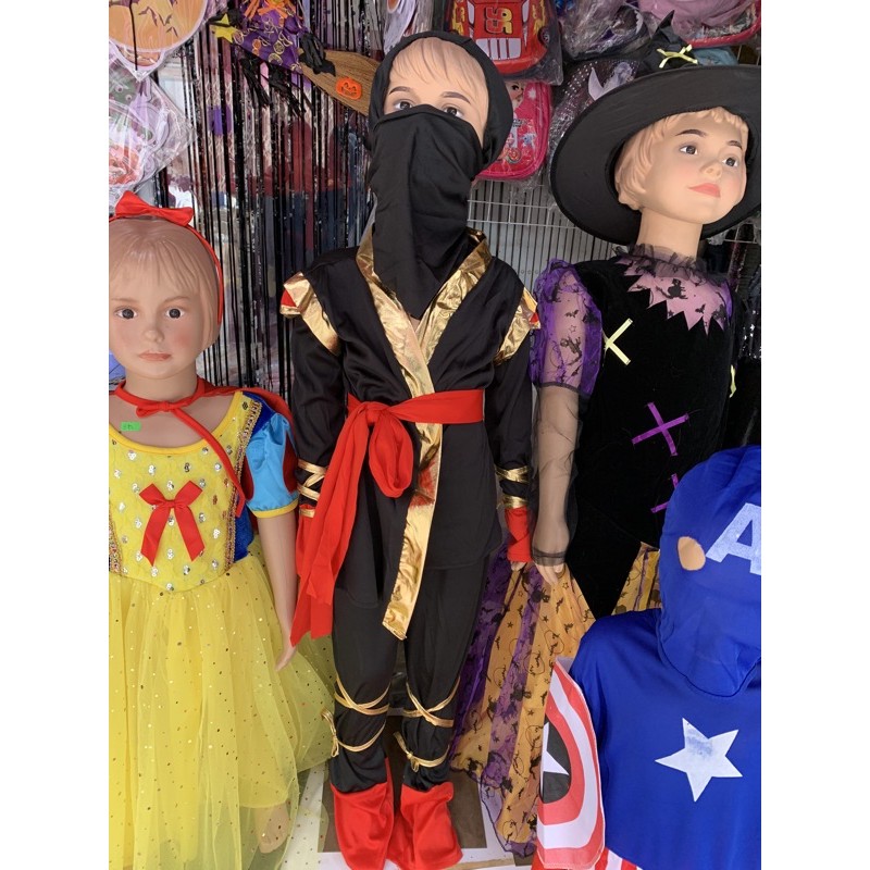 bộ hoá trang Haloween Ninja kèm phụ kiện[ HÀNG Y HÌNH]