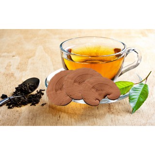 Linh chi đỏ khô còn nguyên bào tử nấm gói 500g hút chân không