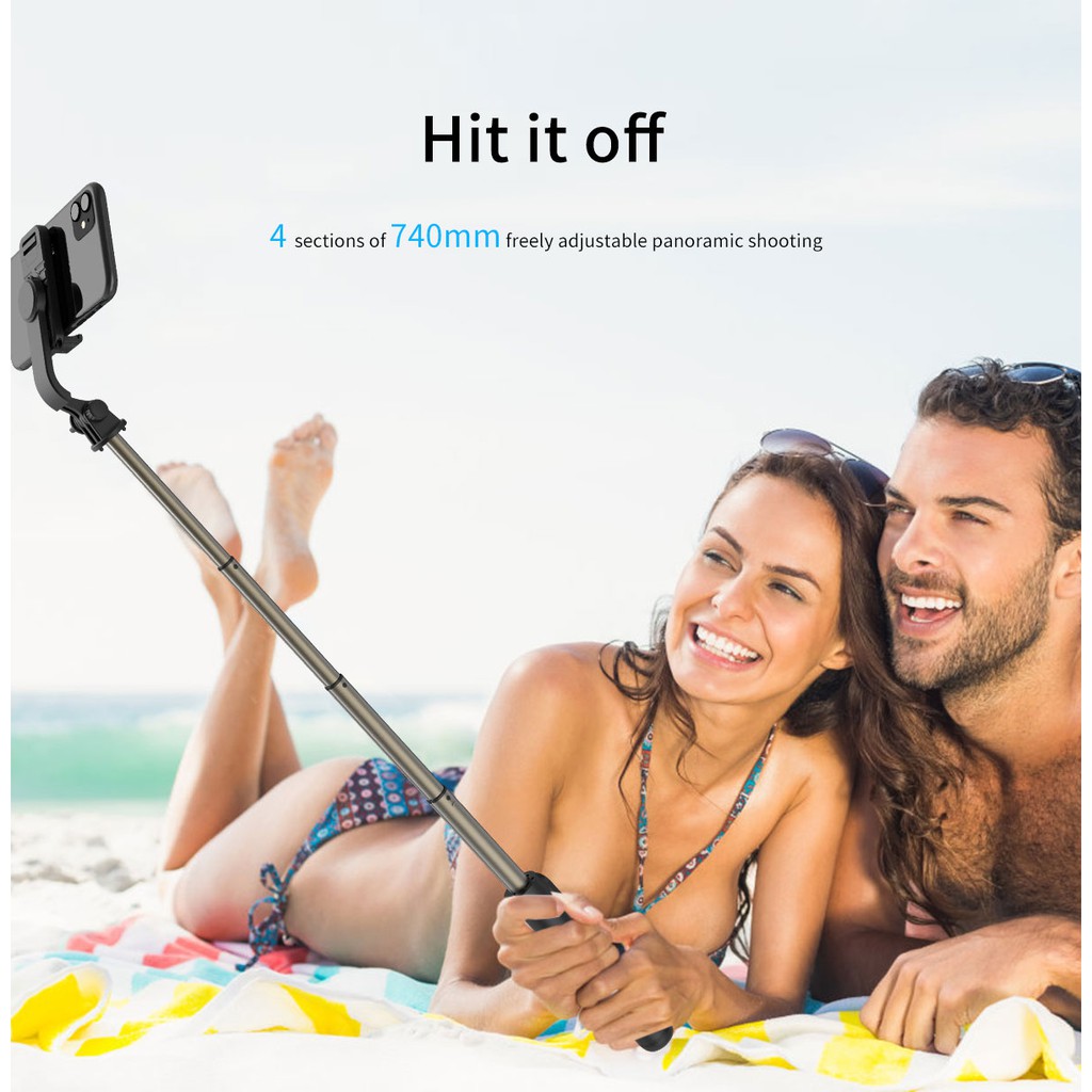 Gậy Chụp Ảnh Selfie 360 Độ Cho Iphone 11 / 11 Pro / Xs / Xr / X / 8 / 7 / 6, Android, Samsung, 3.5-6 Inch