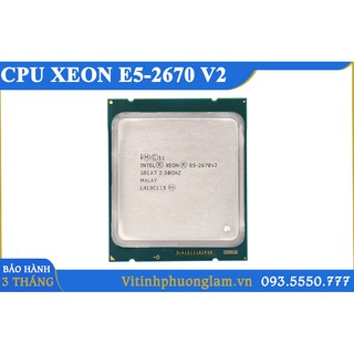 CPU xeon E5-2650V2 / E5-2670V2 / E5-2680V2 / E5-2695V2 / E5-2696V2 / E5-2697V2, Chạy Trên Main Chipset X79, Socket 2011