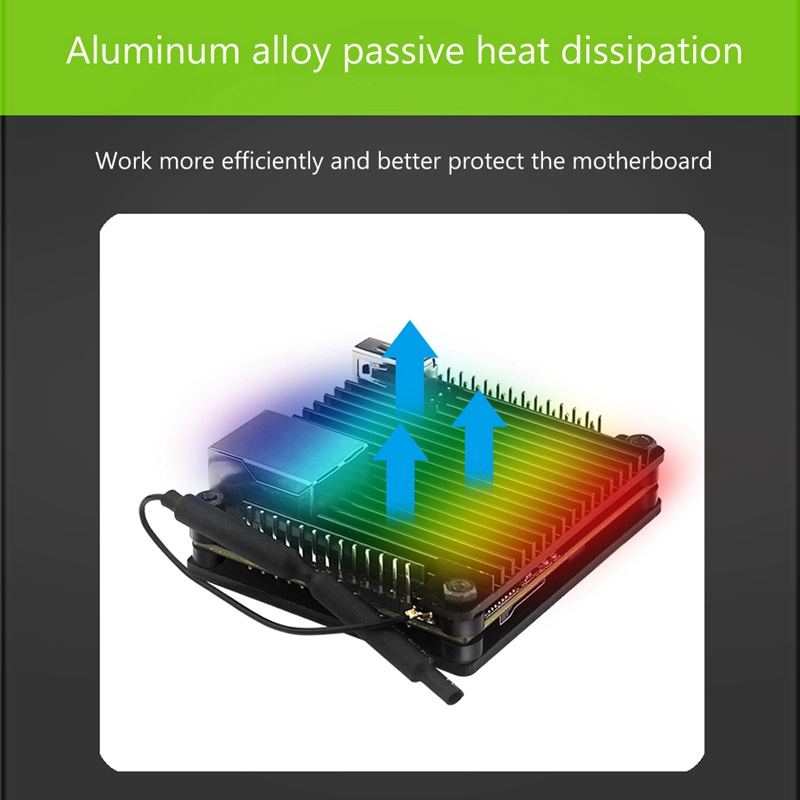 Bảng Mạch Phát Triển orange pi zero 2 Bằng Nhôm Làm Mát Bảo Vệ Mật Khẩu