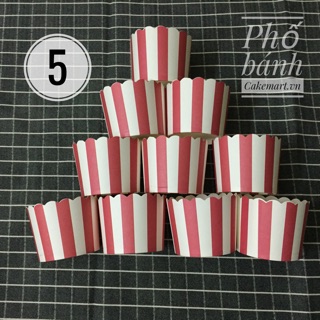 Khuôn cupcake giấy cứng lốc 10c