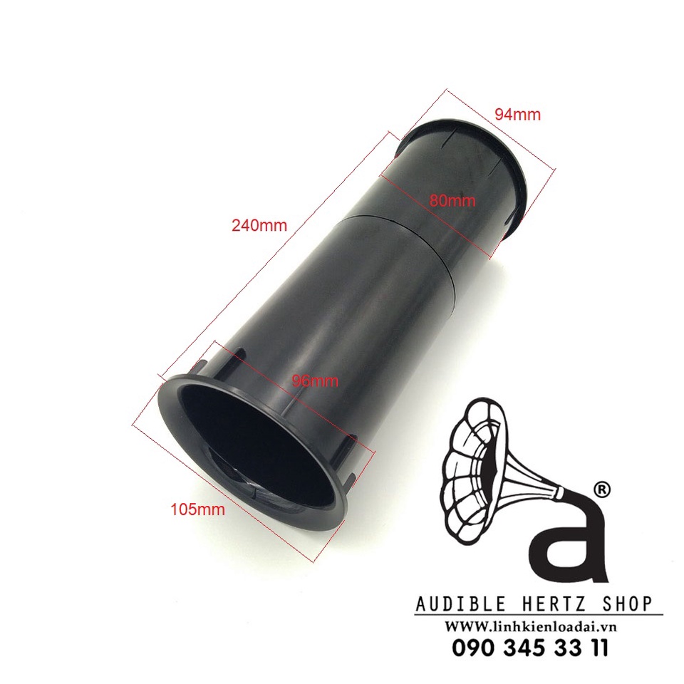 Ống thông hơi loa, đường kính 34mm, 38mm, 45mm, 55mm, 60mm, 70mm, 80mm