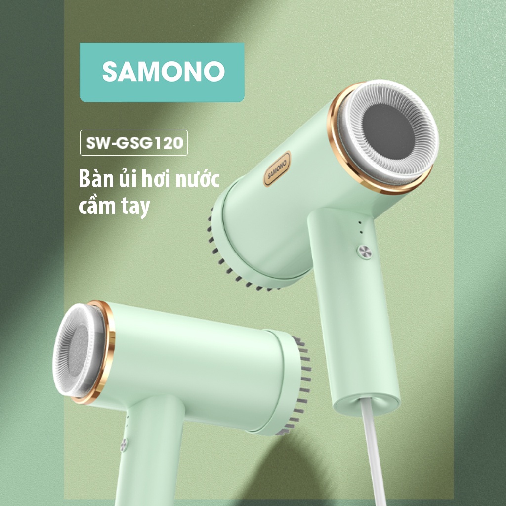 Bàn ủi hơi nước cầm tay SAMONO SW-GSG120 thiết kế gấp gọn - khử trùng - công suất lớn 3in1 - Bảo hành 12 tháng