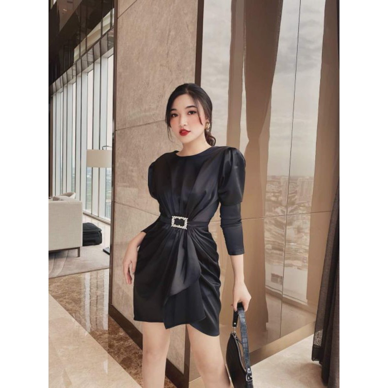 Đầm dự tiệc chéo tà Ai Cập