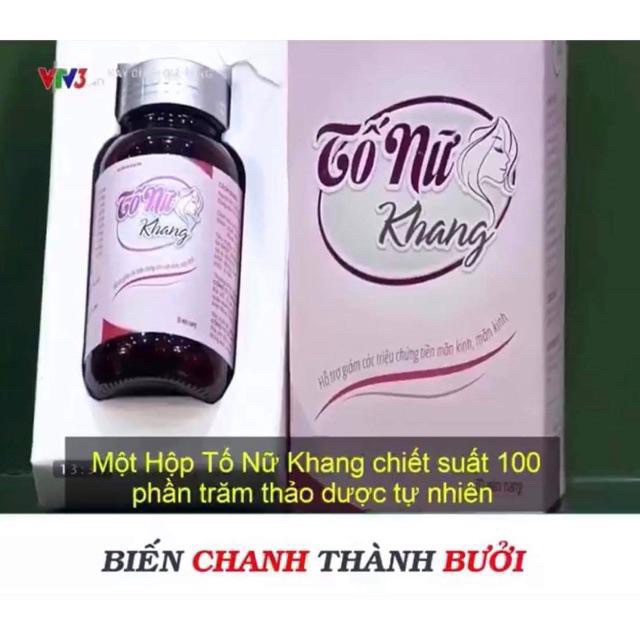 Combo 4 hộp TỐ NỮ KHANG 60 viên-TĂNG VÒNG 1-TĂNG NỘI TIẾT TỐ, DA ĐẸP tặng kèm kem massa Bust Lady | BigBuy360 - bigbuy360.vn