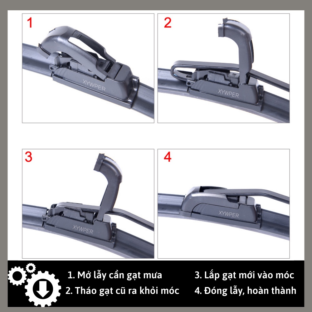 Gạt mưa ô tô morning i10 i20 City Innova Vios Ranger CRV